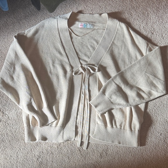 Free People Cream Solar Beach Knit Set - Picture 3 of 6